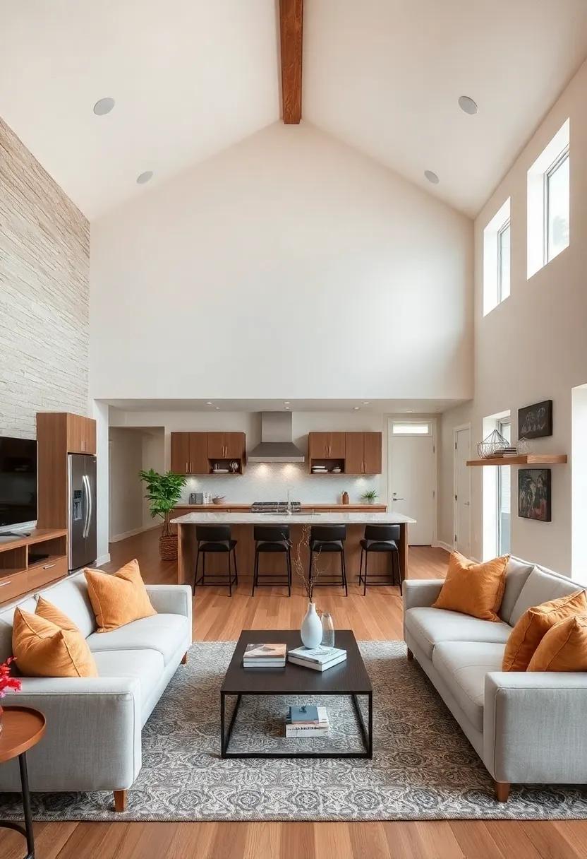 Floating Shelves: Incorporate floating shelves as a stylish storage option for books, decorative items, ⁣and ⁤kitchenware, keeping⁤ the space ‌airy