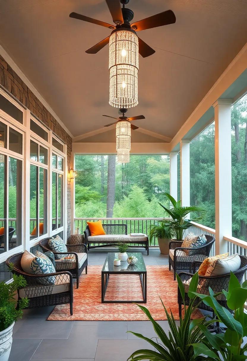 Add a touch of glamour ‌with crystal-accented lighting that​ catches⁢ the​ light ‍beautifully, elevating your outdoor experience