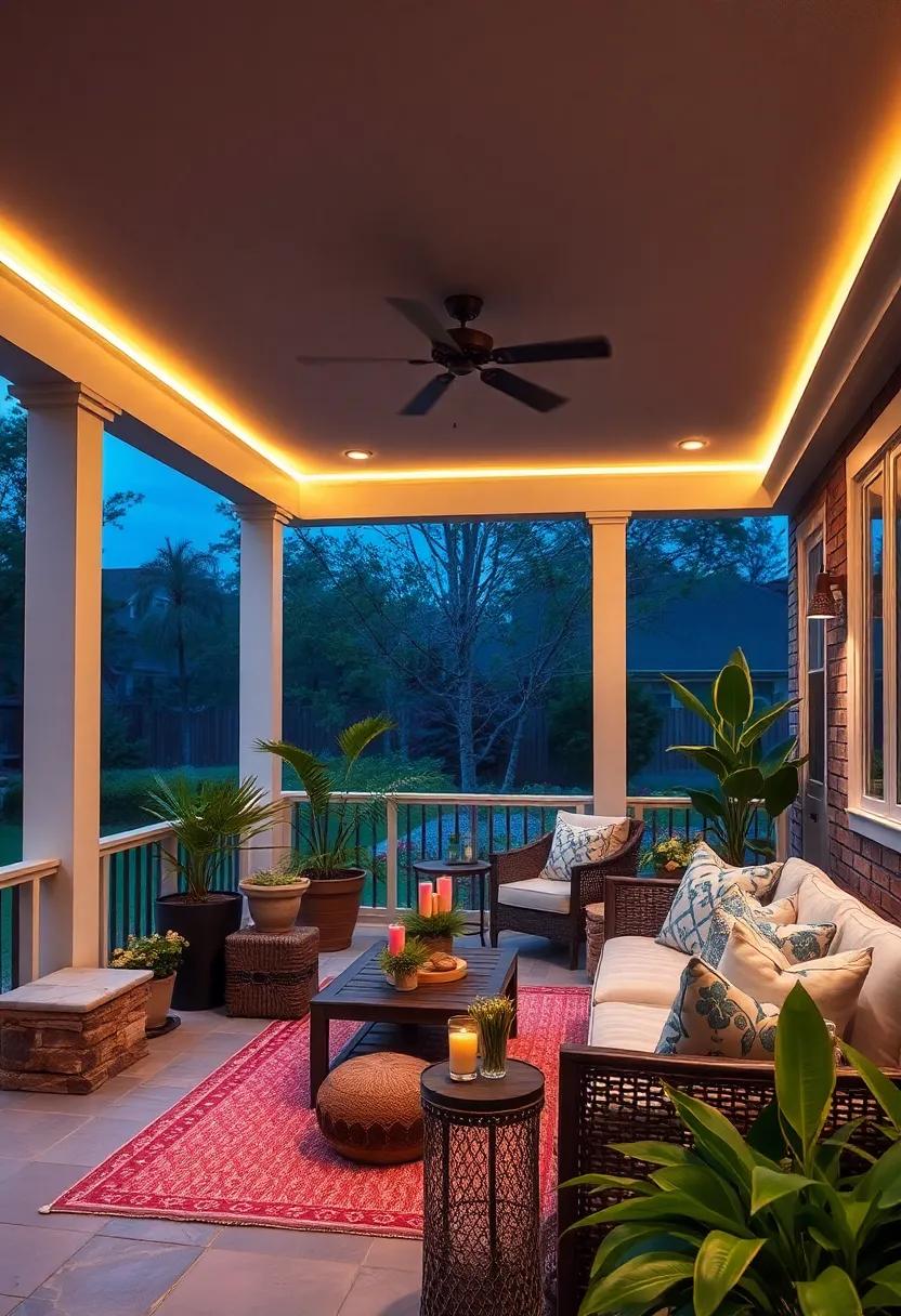 Create ⁣a serene ambiance ⁢with soft, warm ‌LED lights ⁤cleverly integrated along the edges ‍of​ the ⁢ceiling