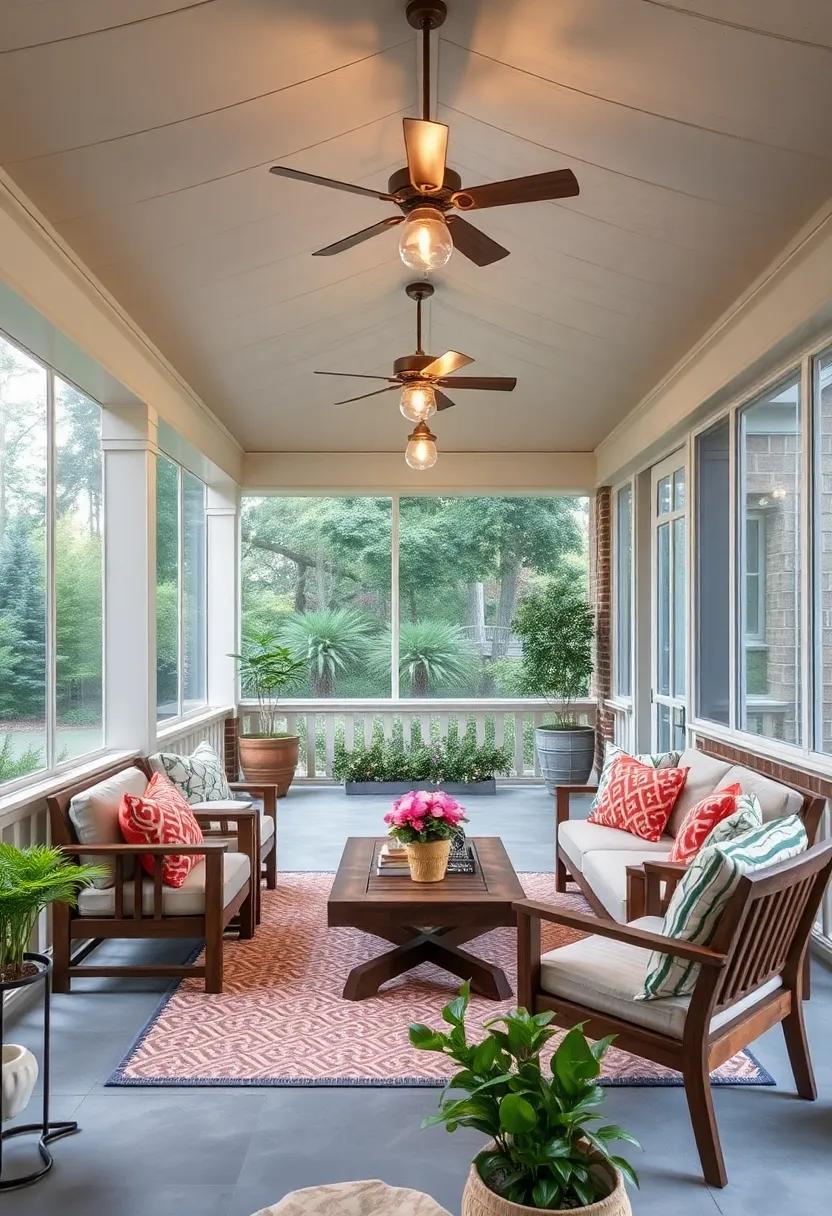 Create a vintage vibe with antique ‍brass ‍finishes ⁤on ⁤your ceiling fixtures, complementing classic wooden​ furnishings