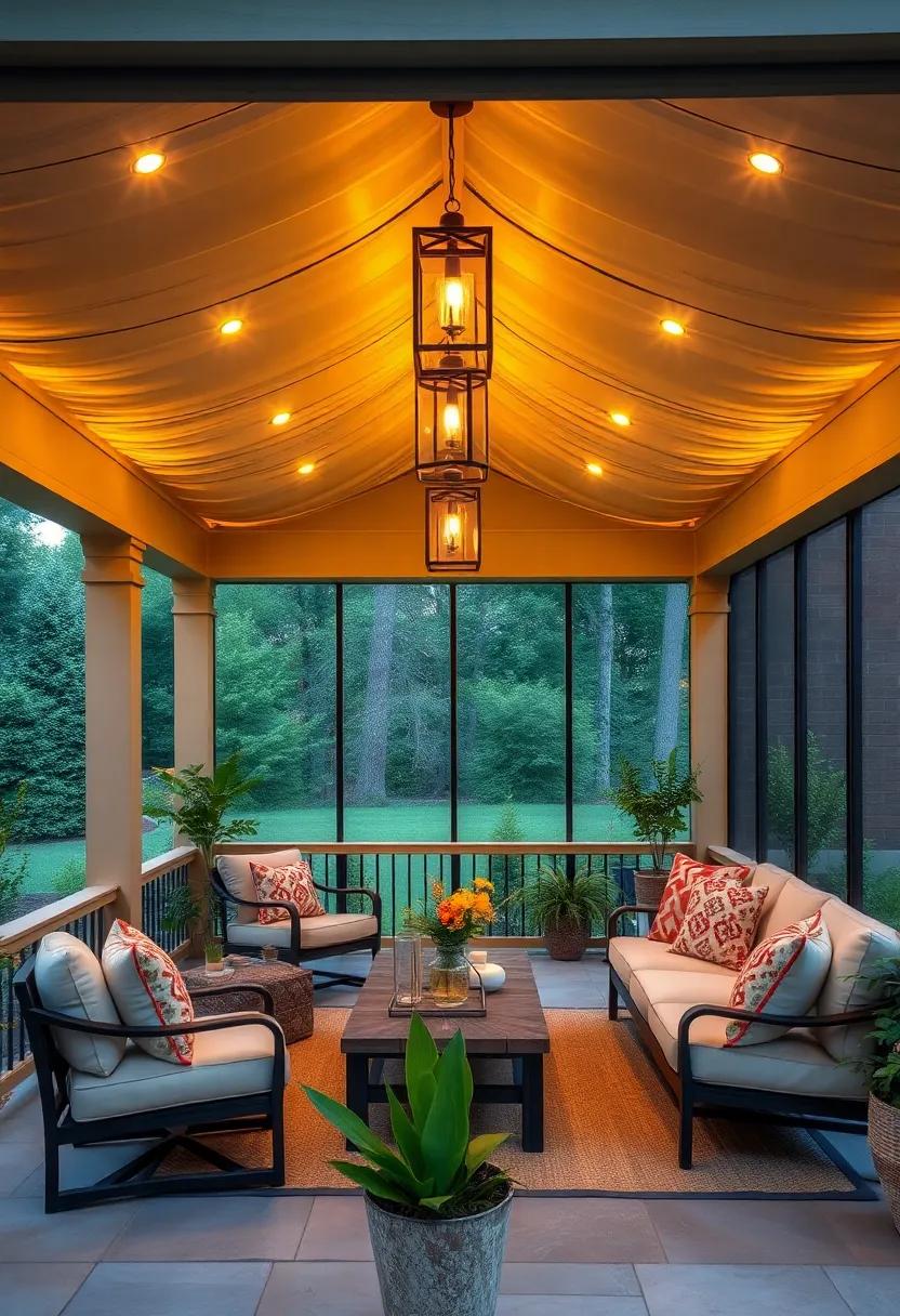 Hang ​lantern-style ​ceiling ⁣fixtures to evoke a sense ⁢of‍ adventure, reminiscent of evenings spent under ‌the stars