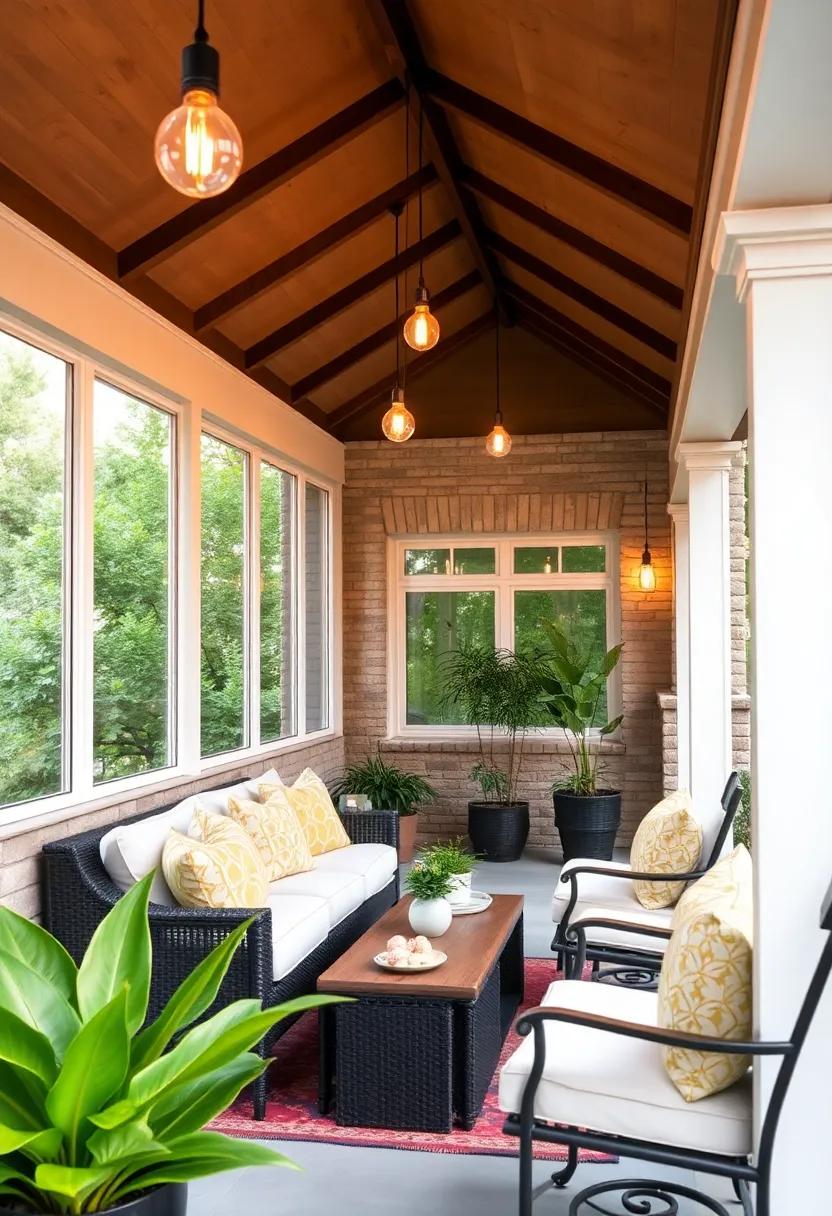 Hang vintage-inspired Edison bulb fixtures ‍for ⁤a nostalgic yet trendy ​vibe that ⁣enhances the porch's character