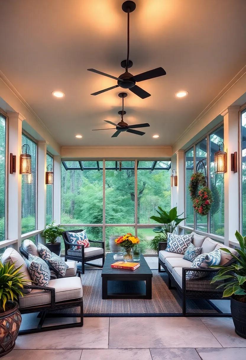 Utilize wall sconces‌ along ‌with ceiling lights, providing a balanced lighting scheme ideal ​for a multi-functional space