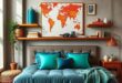 27 Inspiring Travel-Themed Bedroom Shelf Decor Ideas to Wanderlust Your Space