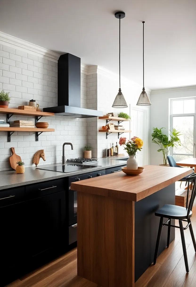 29 Stunning Black Kitchen Cabinets with Butcher Block for a Chic & Functional Space