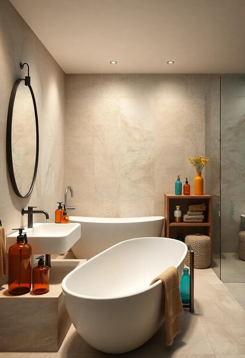 Colored Glass: Use colored glass jars or vases to add a touch of nostalgia that’s visually‌ appealing and functional