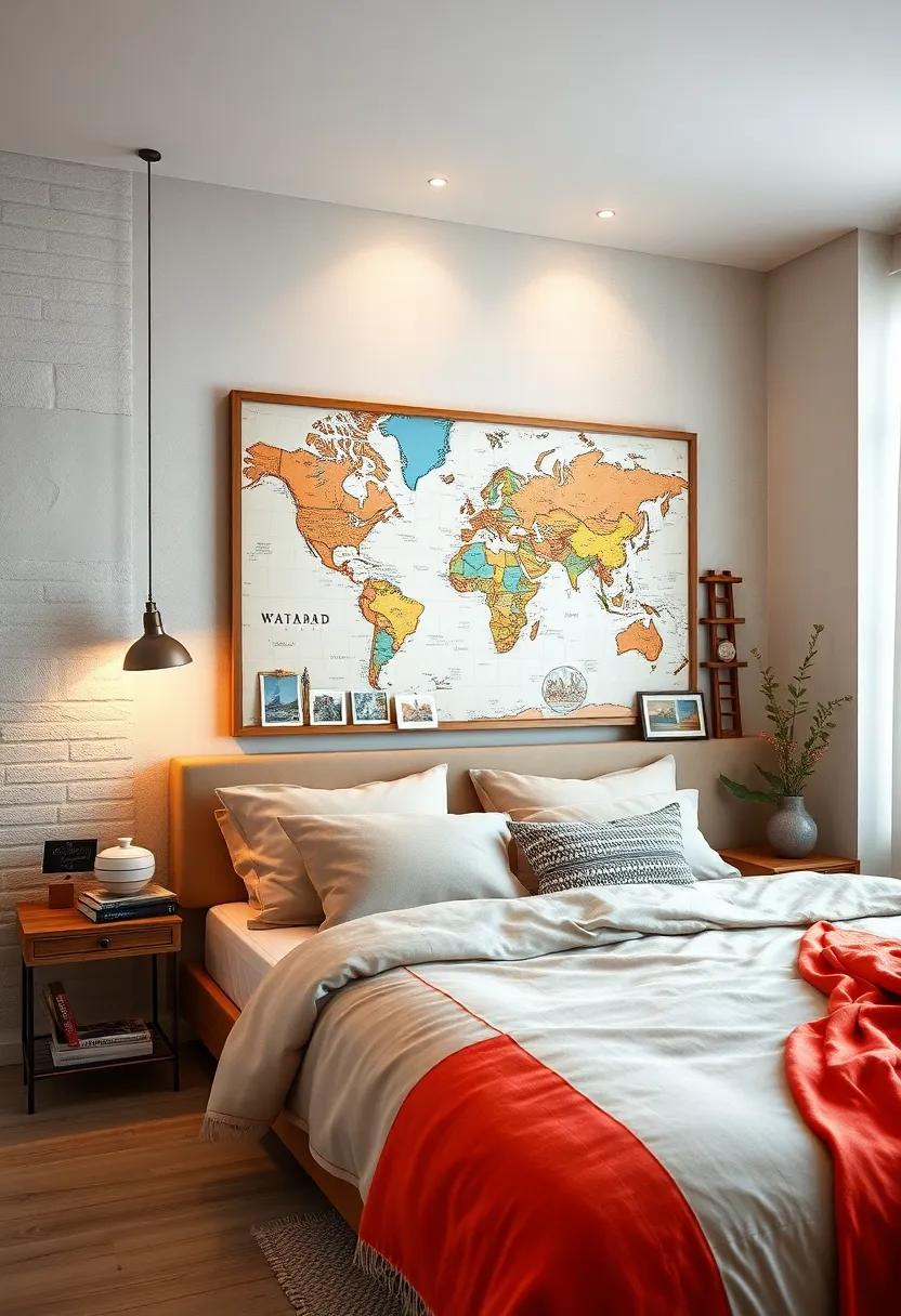 Photo​ Map: Create a photo collage that maps your travels by placing photos on a‌ map, making it ⁢a centerpiece of‌ your shelf