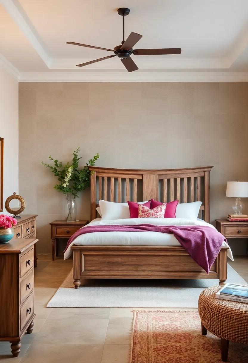 Distressed Wood Furniture: A piece with a⁣ weathered finish brings‌ a touch‌ of rustic charm ⁢and a ⁢lived-in feeling to⁣ your‌ sanctuary