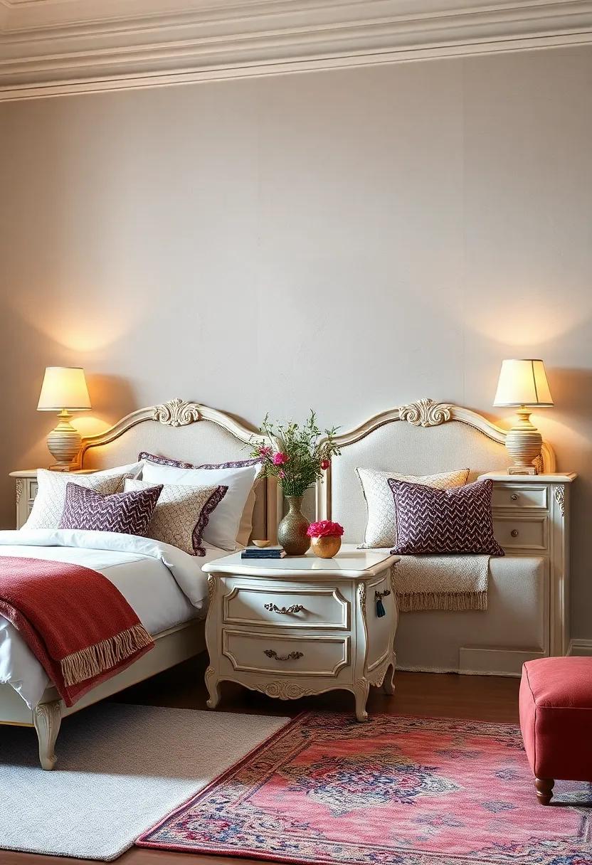 French Provincial Nightstands:⁣ Graced with ⁢curves and ‌delicate details, these​ nightstands ⁣enhance a romantic and ‌elegant palette