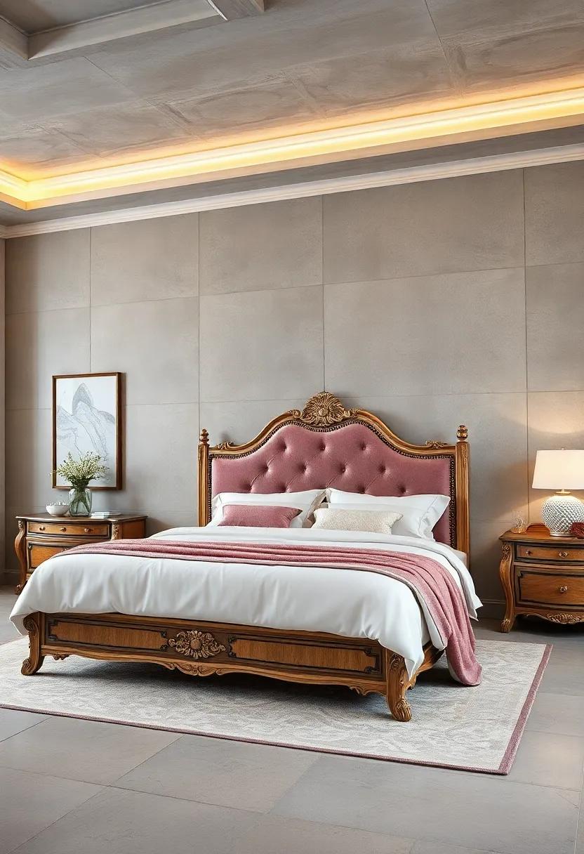 Louis⁣ XVI Style Bed: Opulent ⁢and refined, a Louis XVI bed‍ makes a statement of luxury while showcasing⁣ intricate​ craftsmanship
