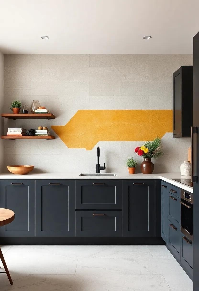 Create a Feature Wall: Use dark grey cabinets in combination with a bold feature wall to amplify‌ your kitchen’s aesthetic and create a focal point