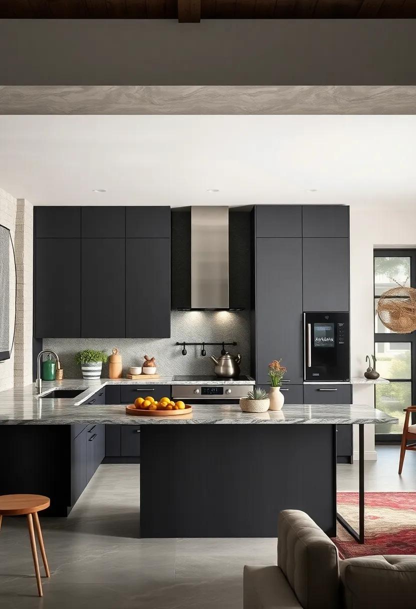 Opt for Sleek Appliances: ⁤Choose modern stainless steel or⁣ black appliances that complement‌ the elegance of dark grey for a seamless look
