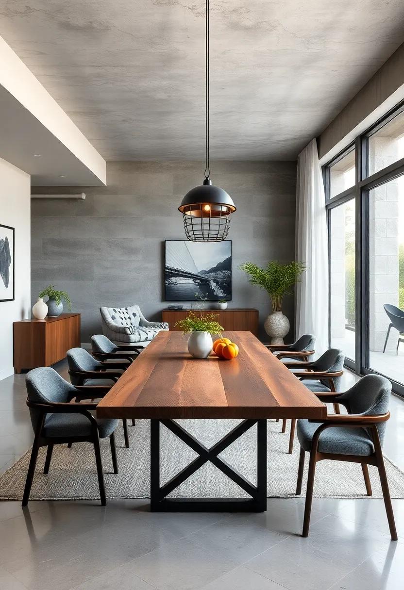 Industrial Edge: ⁣A Metal and Wood ‍Hybrid ⁢with Urban Appeal