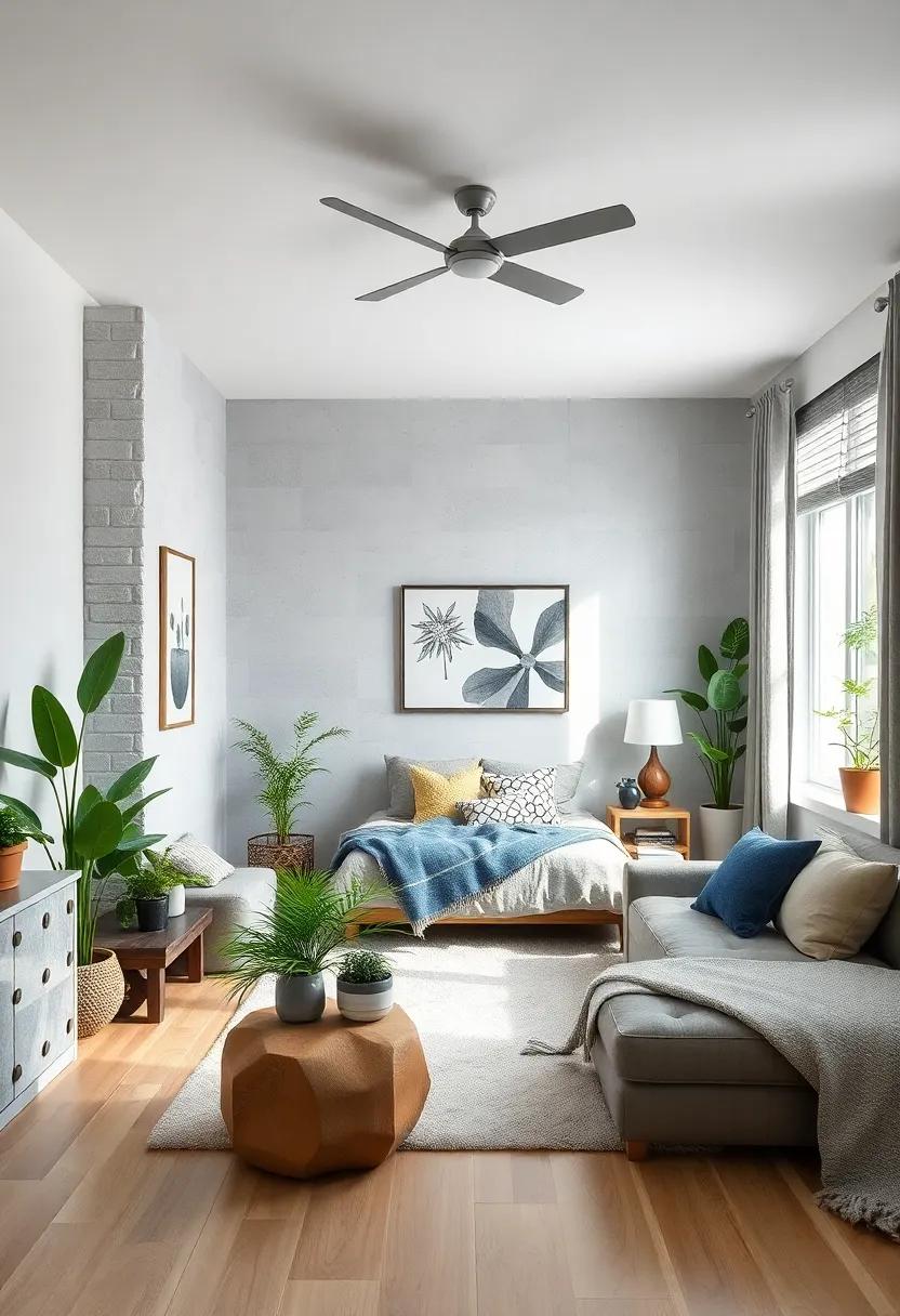 Nature-Inspired Elements: Add greenery ‍through potted plants or nature-themed decor in⁣ varying ⁢shades of grey to bring a touch of the outdoors inside