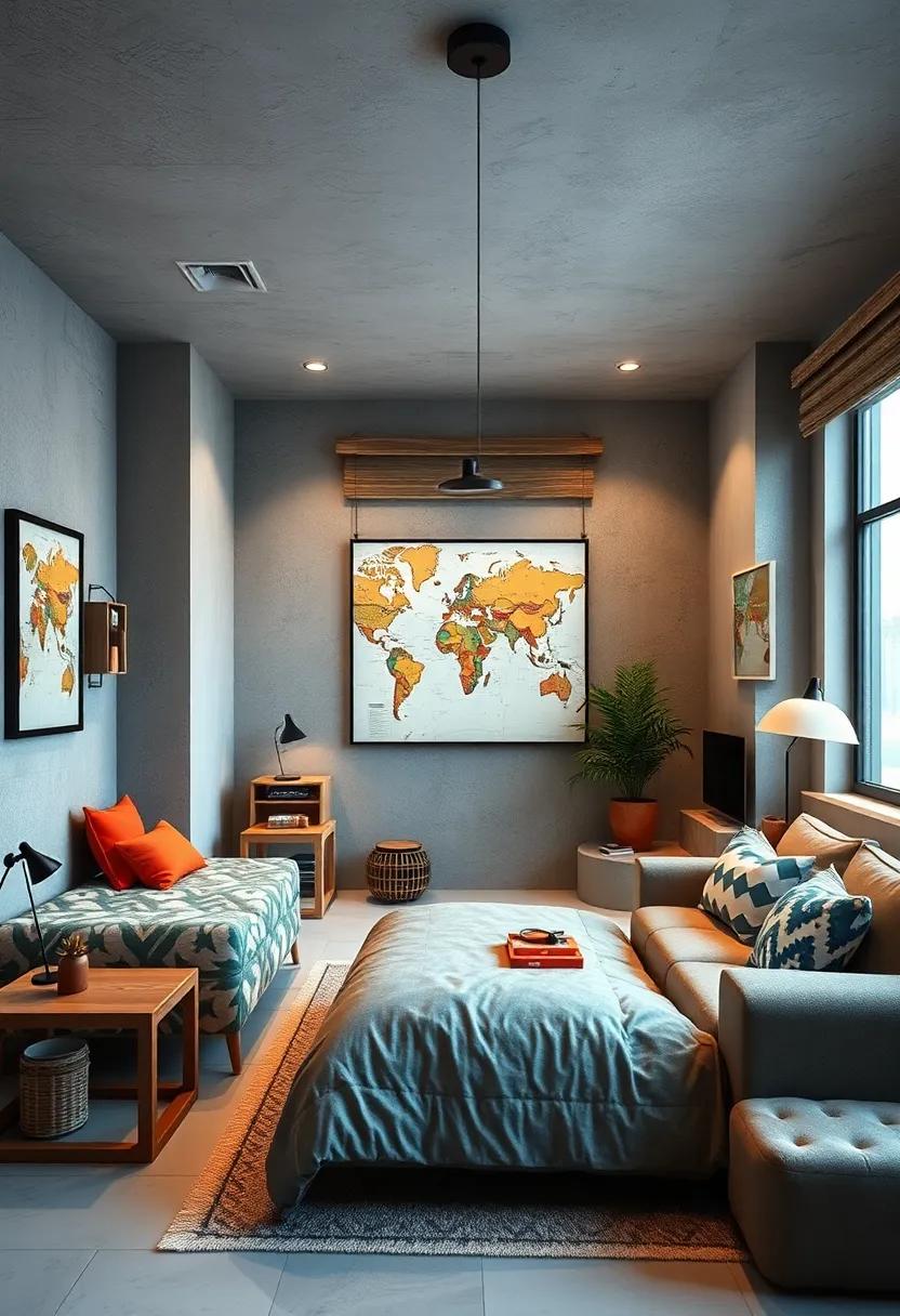 Adventure Awaits: inspire wanderlust with ⁤a travel-themed ⁤room, incorporating maps, globes, and‌ souvenirs from far-off places