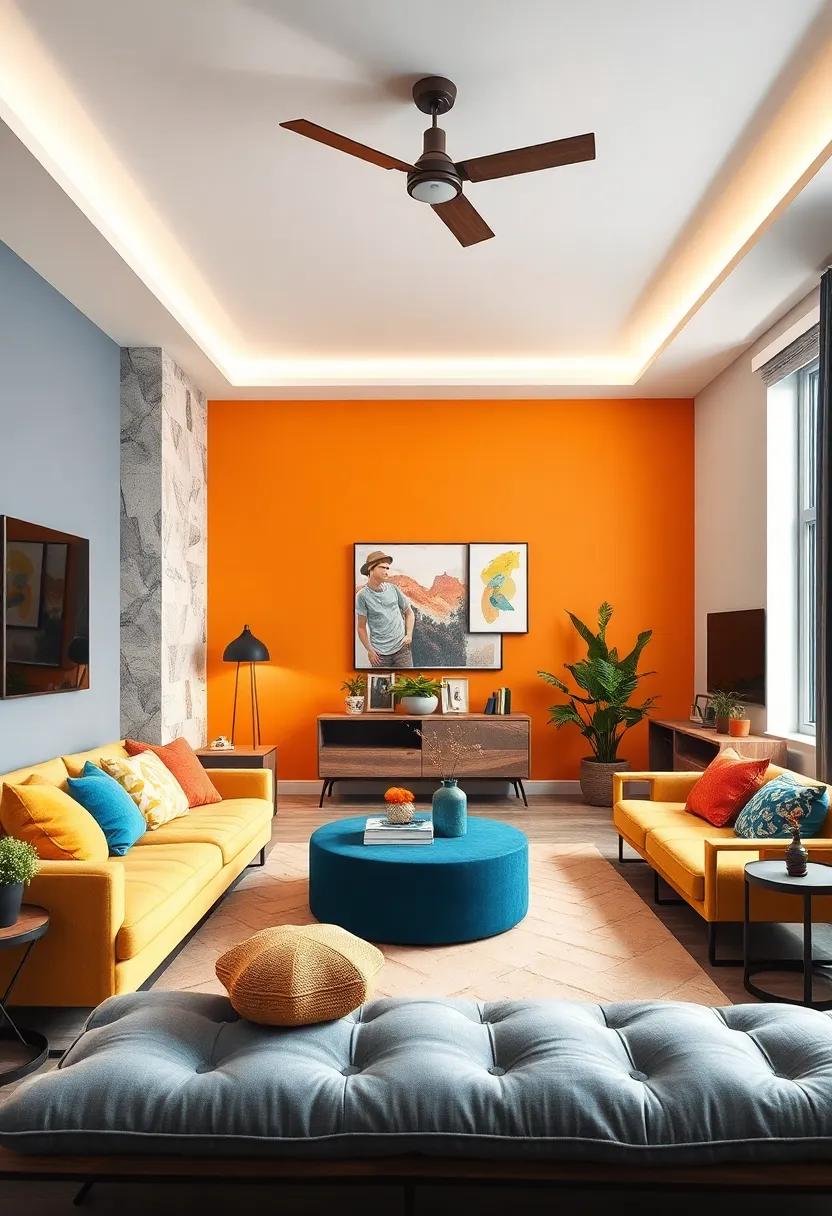 Color Burst: Embrace bold colors ​and ‌playful patterns ⁤that​ energize the‌ space,​ making it vibrant and joyful for a youthful vibe