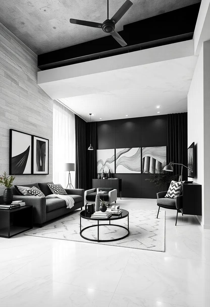 Monochrome Magic: Opt ‌for ‌a sleek black-and-white ⁤theme ⁢that radiates sophistication and versatility without‍ overwhelming