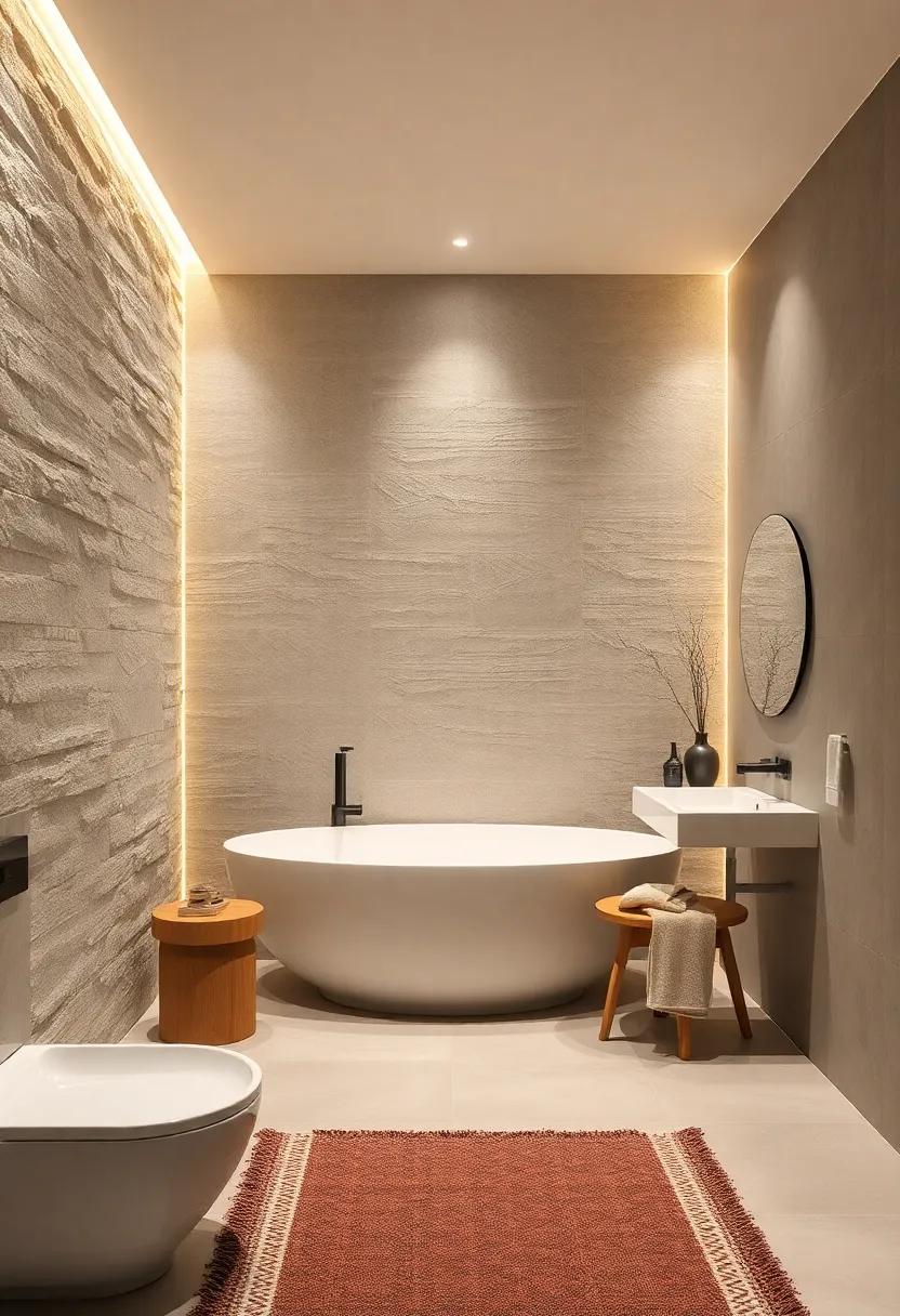 Integrated Lighting: Recessed lighting along the walls‍ creates an ethereal glow, perfect for winding​ down after a long day