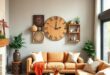 27 Inspiring Farmhouse Living Room Wall Decor Ideas to Elevate Your Space