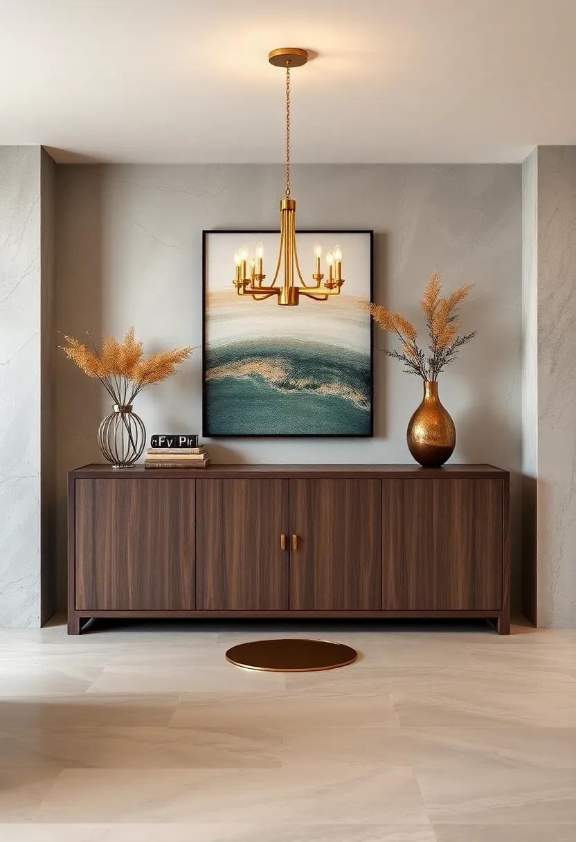 Glamorous Gold Accents: Opt⁤ for⁣ a ⁣sideboard with gold hardware or ​detailing to bring a touch of​ luxury to your dining area without ⁢overpowering the space