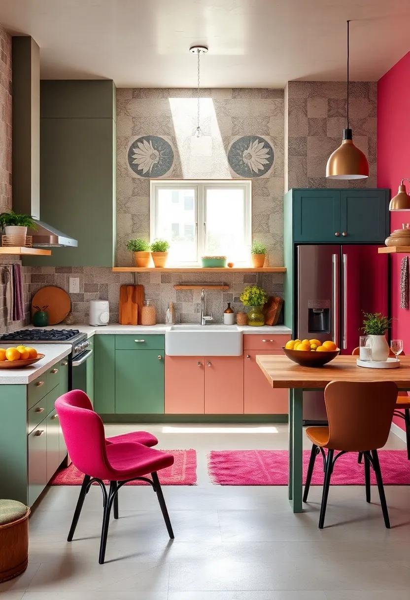 Bold Color Palette: Explore vibrant hues to transform your kitchen into a‍ lively space that reflects your personality
