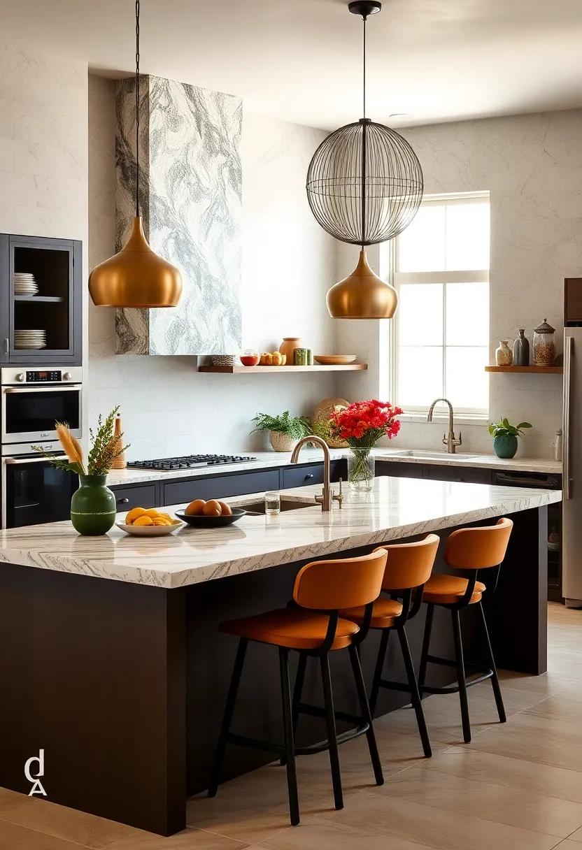 bold ‌Countertops: ⁢Choose striking countertops made of⁢ quartzite or recycled materials that can stand ‌out as the centerpiece of your kitchen