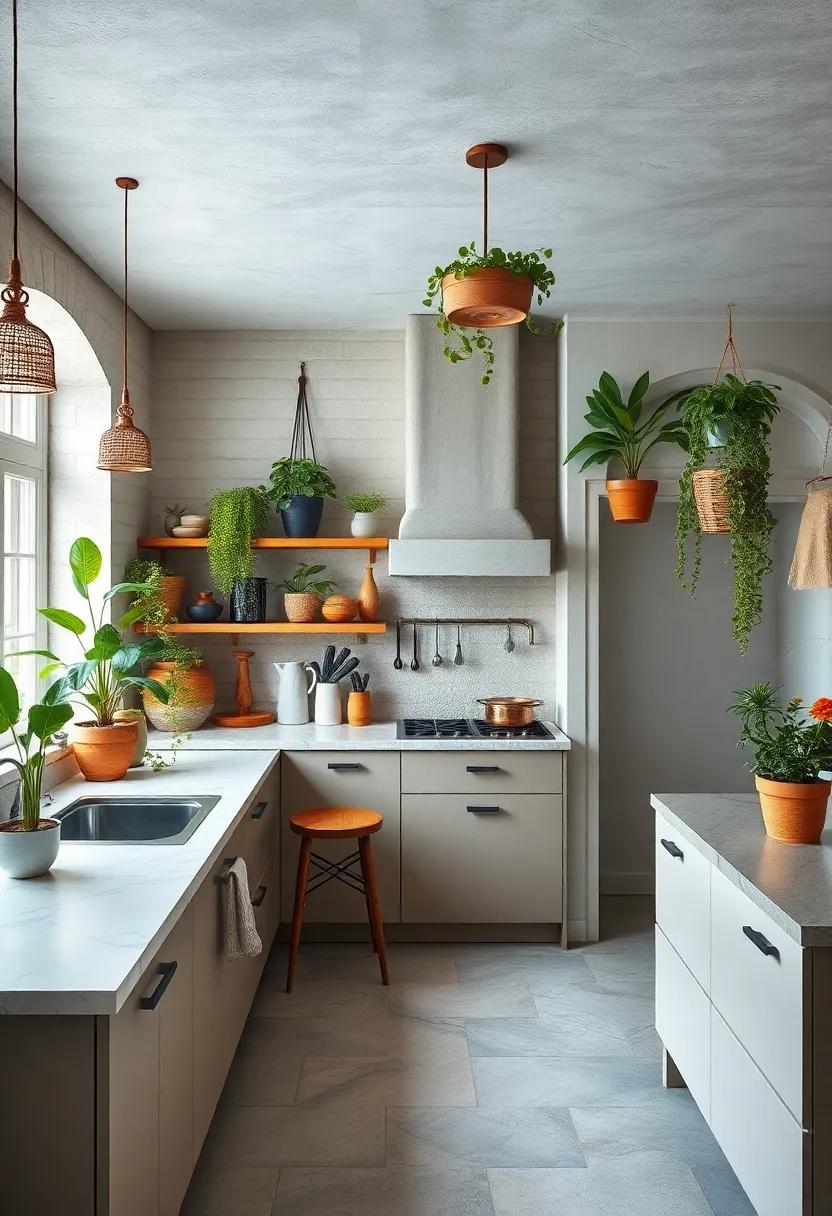 Plant Haven: Introduce greenery with potted herbs or hanging plants for ‍a fresh, organic touch that enhances​ both ​style and utility