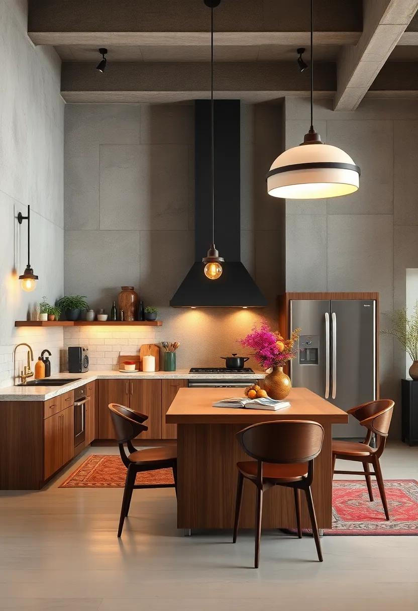 Statement Light Fixtures: Opt for oversized ​or artistic lighting to serve as a‌ central focal point and illuminate your culinary space