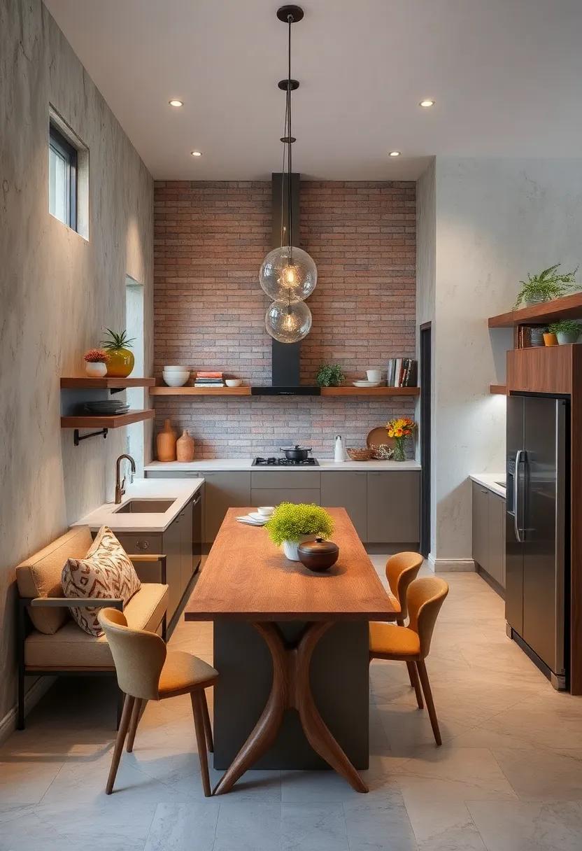 Textured Walls: Experiment with textured finishes like stucco or ‌brick for a⁤ unique and tactile kitchen environment