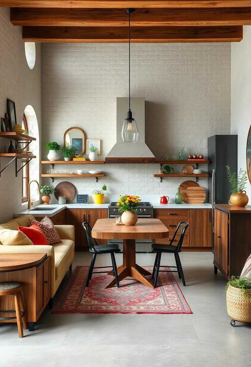 Upcycled Materials:⁢ Incorporate salvaged ​wood or repurposed furniture to add history and sustainable charm to ‍your kitchen design