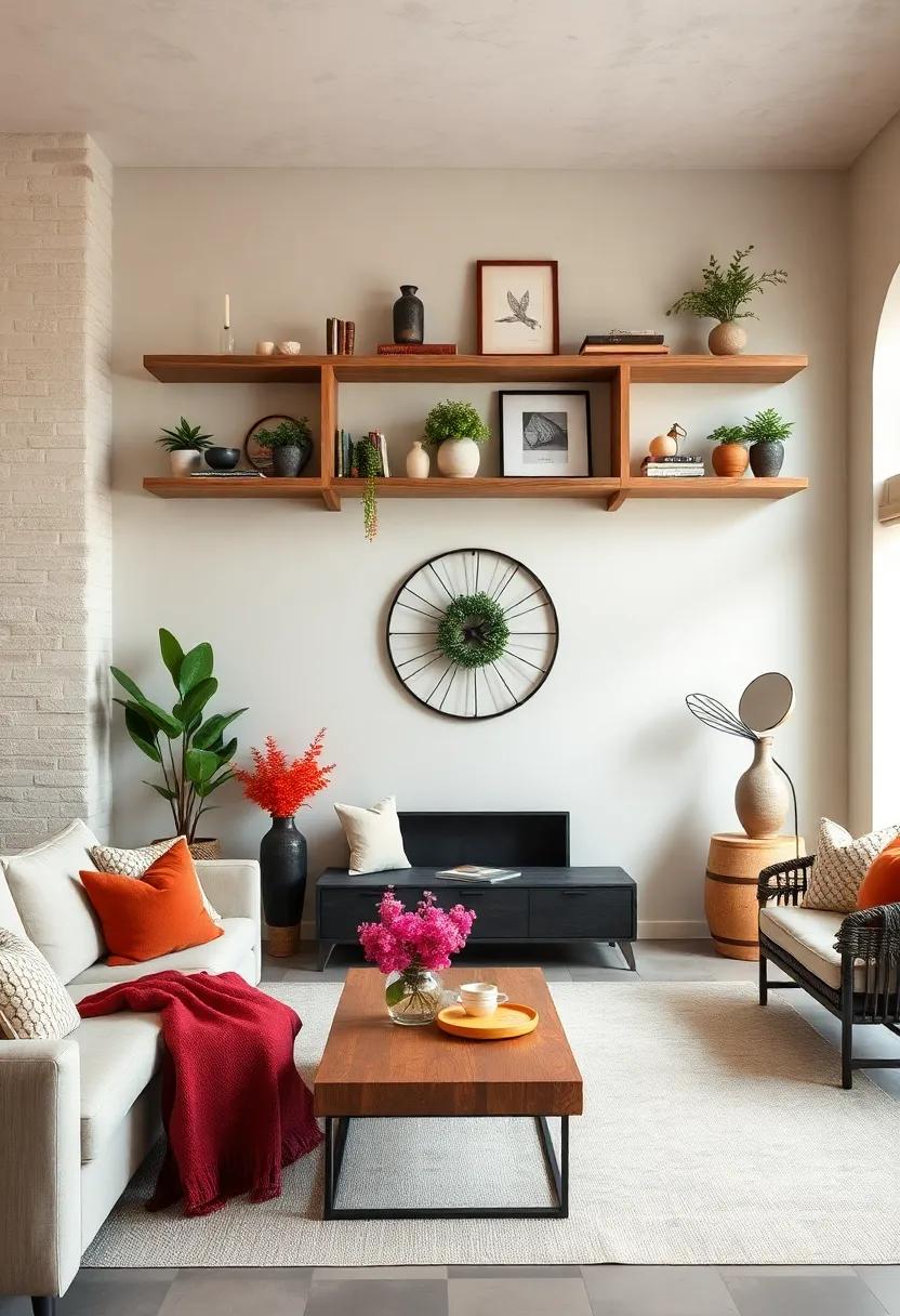Farmhouse-style shelves: Install⁢ open ⁢shelves to display ⁤your‍ favorite books, ​plants, or​ rustic ⁢decor items, keeping​ the overall design airy and inviting