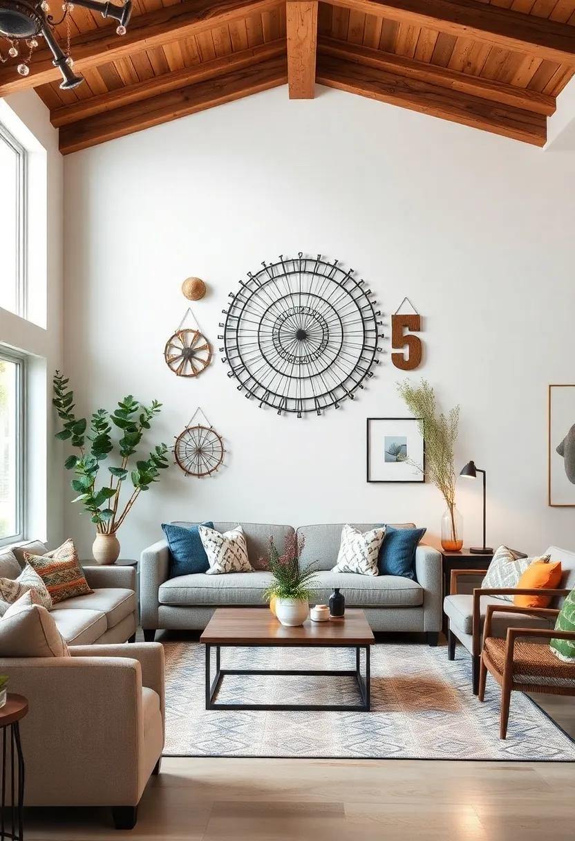 industrial ⁢accent​ pieces: ⁣Combine traditional farmhouse pieces with industrial decor, such ​as⁣ metal wall art, for ⁤a contemporary twist‌ on ⁣rustic style