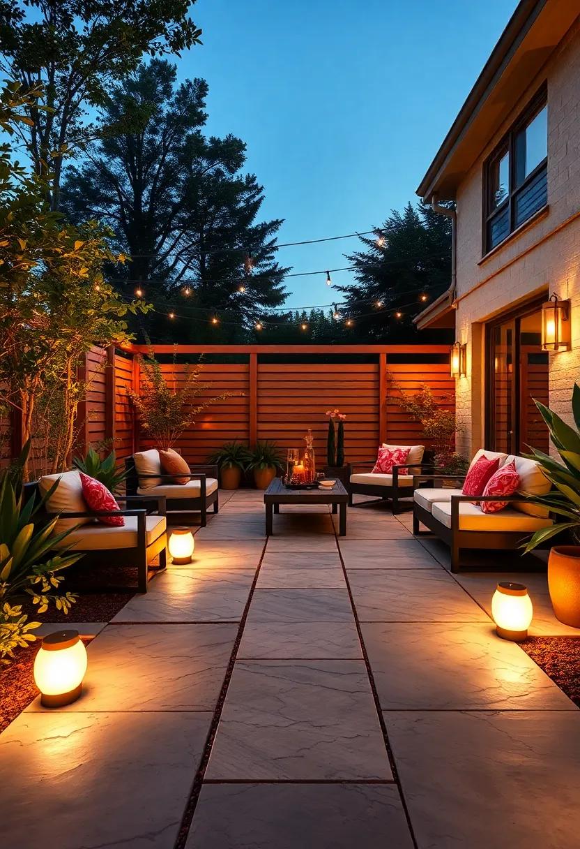 Solar-Powered Path Lights: Line your pathway with stylish solar lights, enhancing safety while contributing to a beautifully lit environment