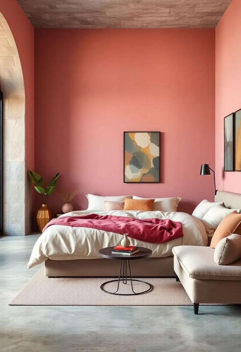 Dusty‌ Rose: Infuse your bedroom with romance through⁢ dusty rose,a muted hue that evokes warmth and coziness for a dreamlike escape