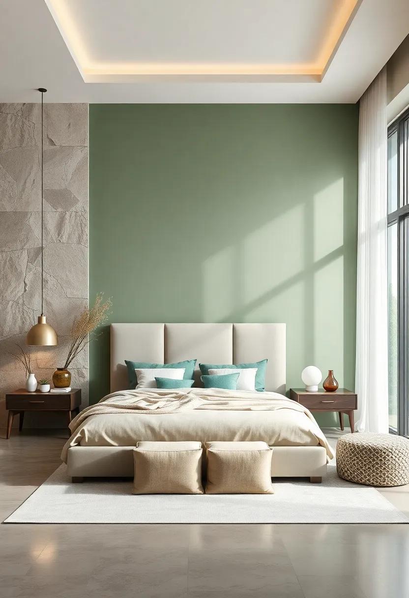 Sage Green: Bring the tranquility‌ of nature indoors with⁢ sage green, a refreshing choice​ that promotes relaxation and rejuvenation