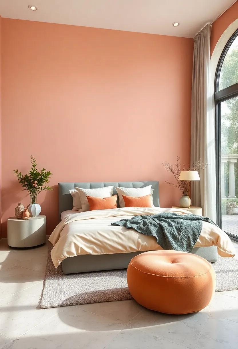 Soft peach:⁤ Light and refreshing,soft peach offers‍ a cheerful vibe while maintaining an understated ⁤elegance that is perfect for​ a⁤ restful haven