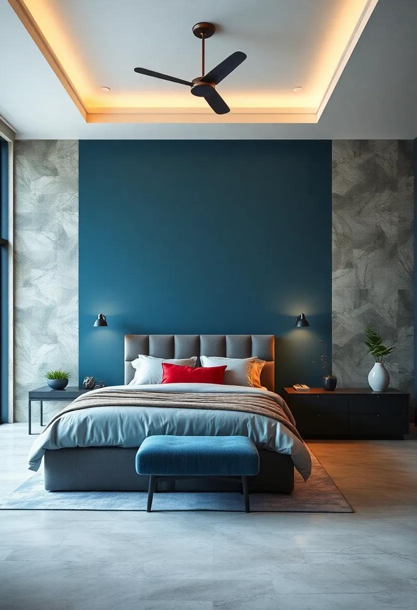 Steel Blue: A contemporary⁢ twist on blue, steel blue brings a cool sophistication and ⁣a tranquil essence to your bedroom walls