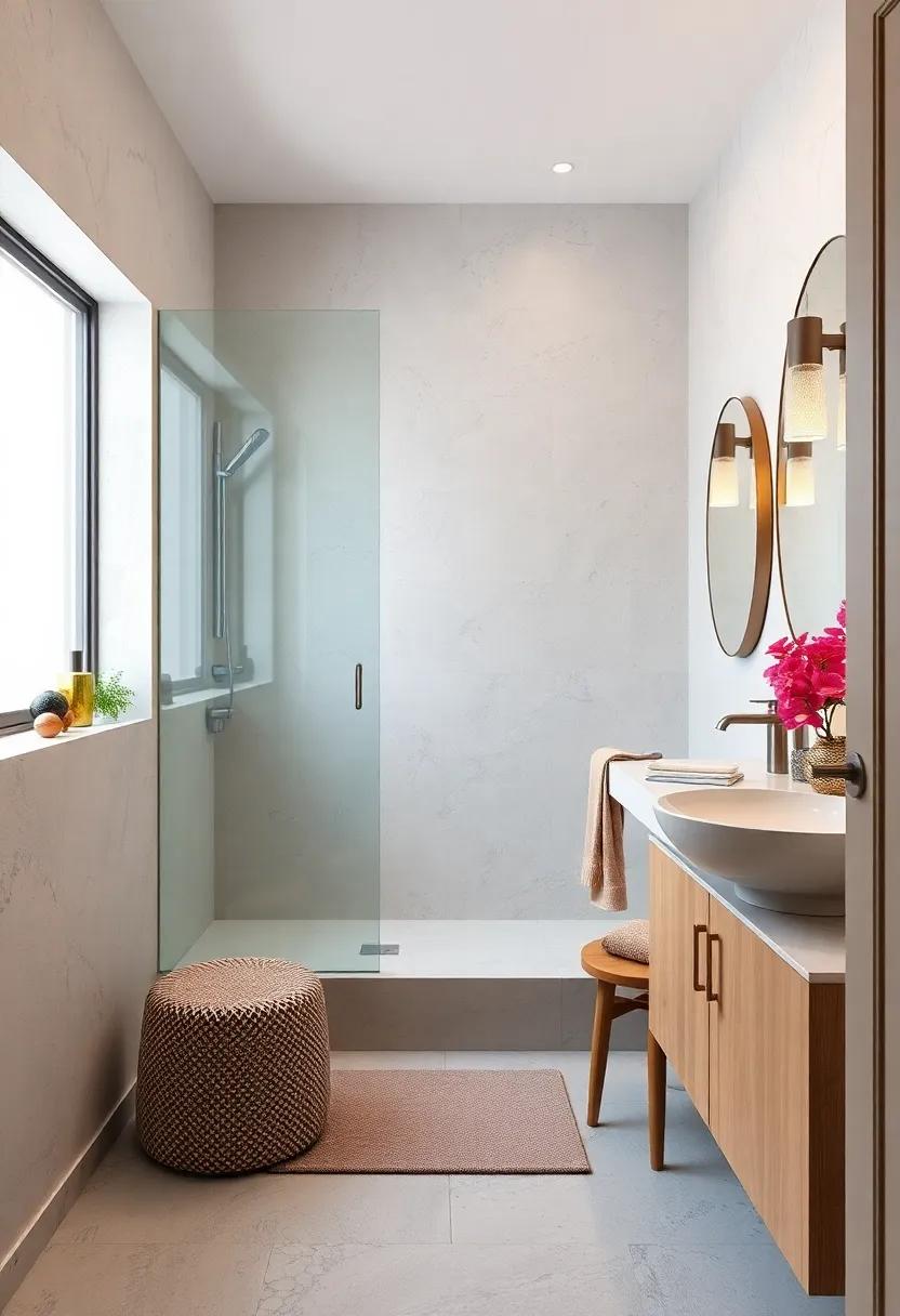 Clear Glass shower Panels: Replace ‍shower curtains‌ with clear glass panels to visually expand⁤ the space while​ maintaining a clean look