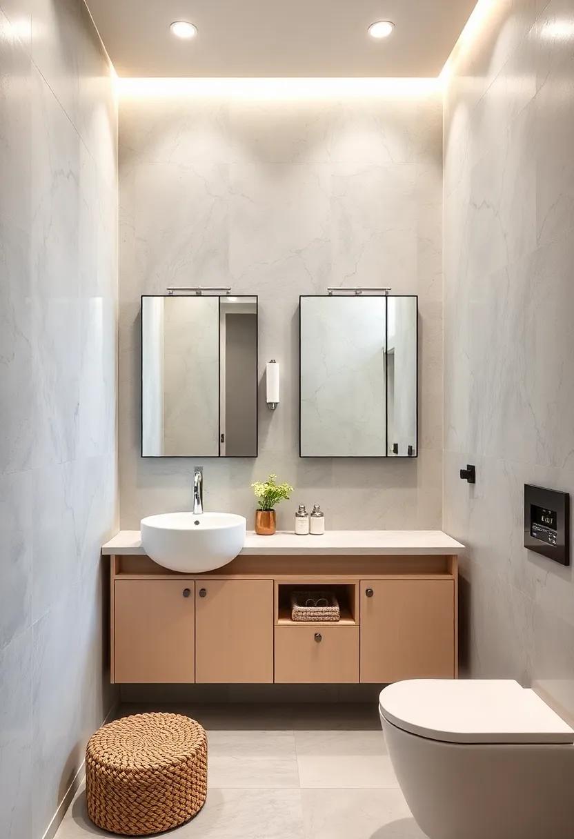 Functional and ⁢Stylish Mirrors: Install mirrors with built-in ⁤storage to add ​function without compromising style
