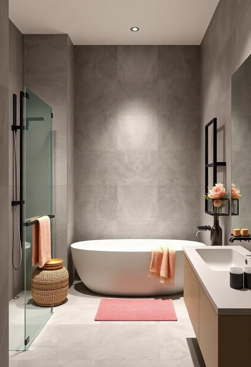 Minimal Shower Caddy:‍ Choose a sleek, simple​ shower⁣ caddy that holds essentials without taking up​ too much visual space