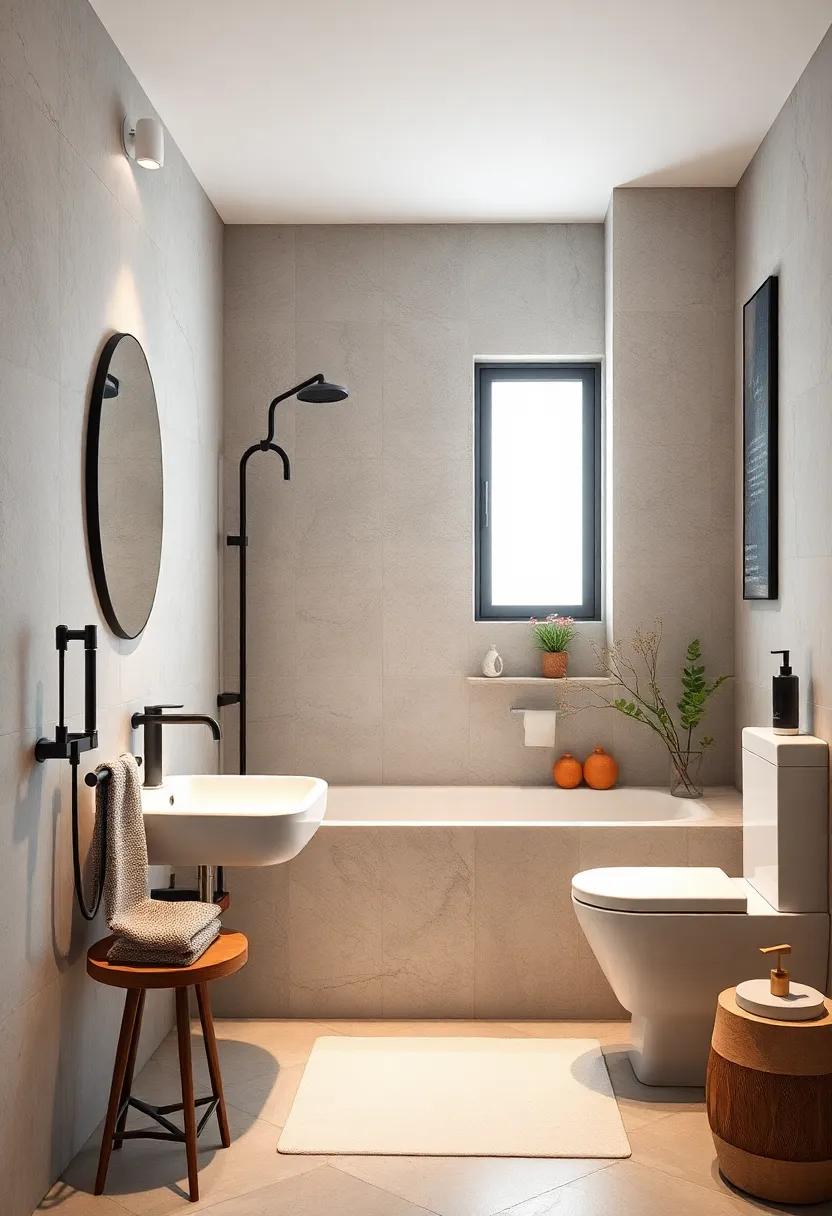 Simple plumbing​ fixtures: ⁣Choose ⁤faucets⁤ and showerheads with ‌a modern, minimalist design for a streamlined look