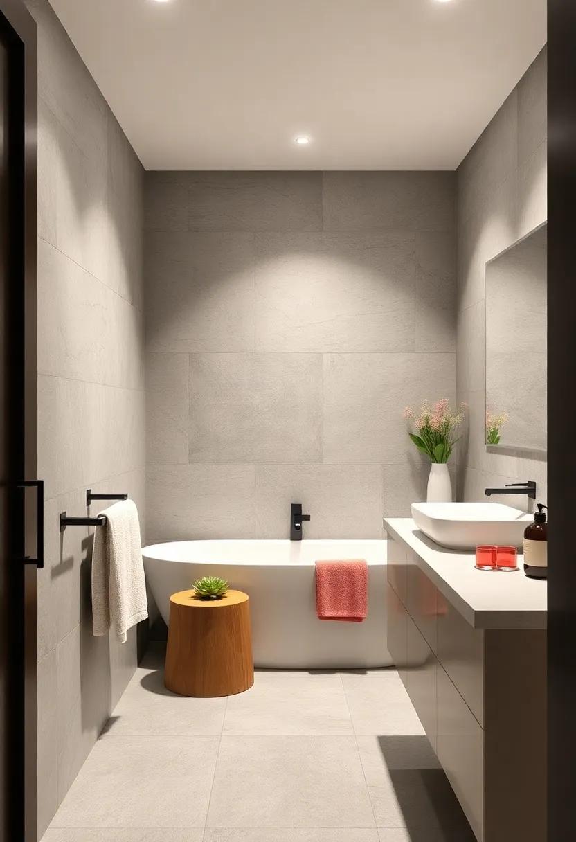 Stylish‍ Towel hooks: Swap​ bulky towel racks ⁣for⁤ sleek hooks that‍ add a modern ⁣touch and ​save valuable wall space