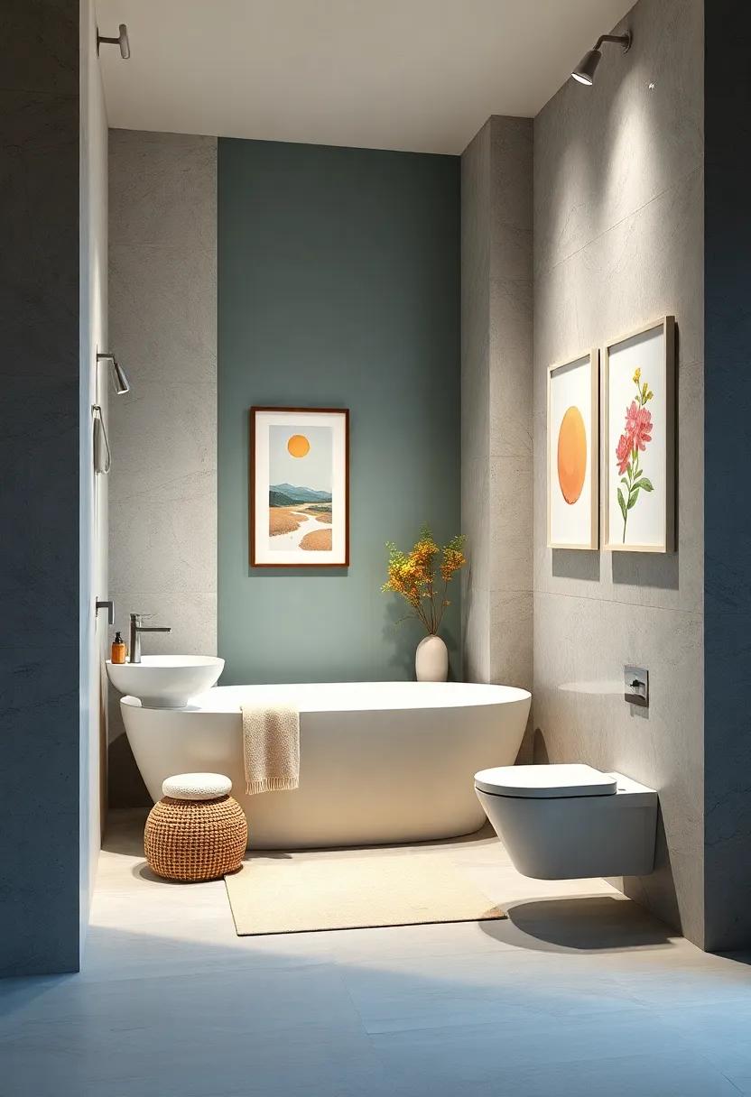 Subtle Artwork: ‍Hang minimalist art prints⁢ that‌ complement your color scheme⁢ without overwhelming the space