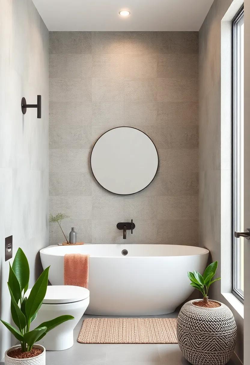 Tile Accent Wall: Create a focal point with ‌a simple tile accent ⁣wall to add texture and interest without‌ excessive decor