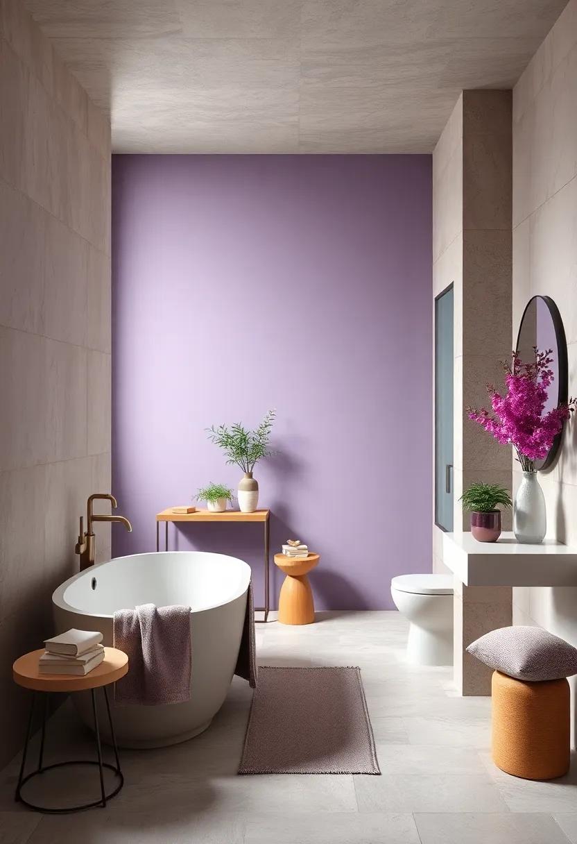 Muted Lavender: A subtle hint of purple that offers a ​unique twist while keeping the overall feel calm and inviting