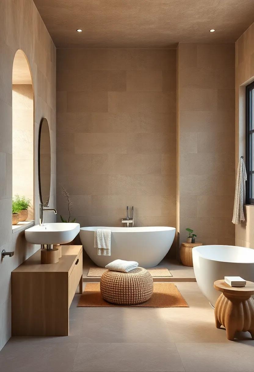 warm Stone: ​This earthy hue mimics natural ⁢stone,lending an organic feel to your bathroom decor