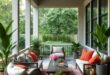 27 Inspiring Ideas to Infuse Natural Elements into Your Screened Porch Design