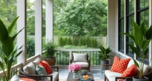 27 Inspiring Ideas to Infuse Natural Elements into Your Screened Porch Design