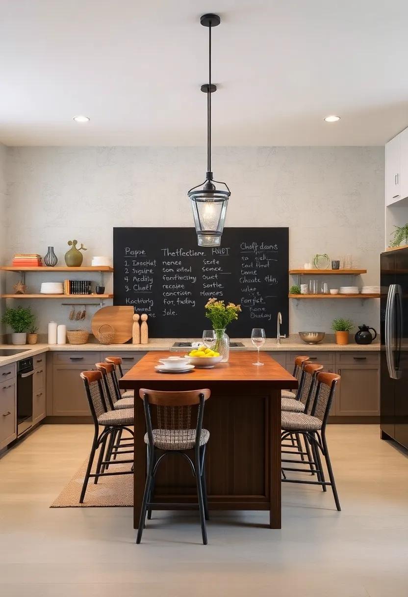 Incorporate a Chalkboard Wall: Use a chalkboard to ‌jot down‌ recipes ⁤or inspirations in a fun, informal way, reminiscent of beachside eateries