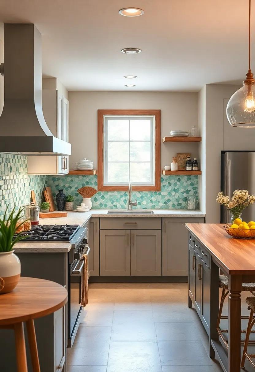 Install a Sea Glass ​Backsplash: Use ⁣sea glass tiles to ⁣add color and texture​ to your kitchen, mimicking ‌the‍ beauty of beachcombing